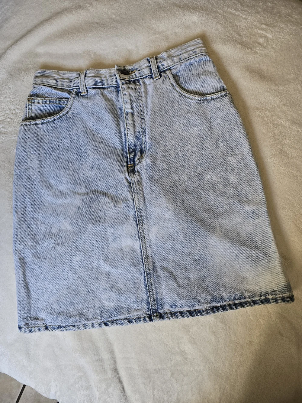 Guess by GUESS Light Wash Denim Skirt - Light Blue